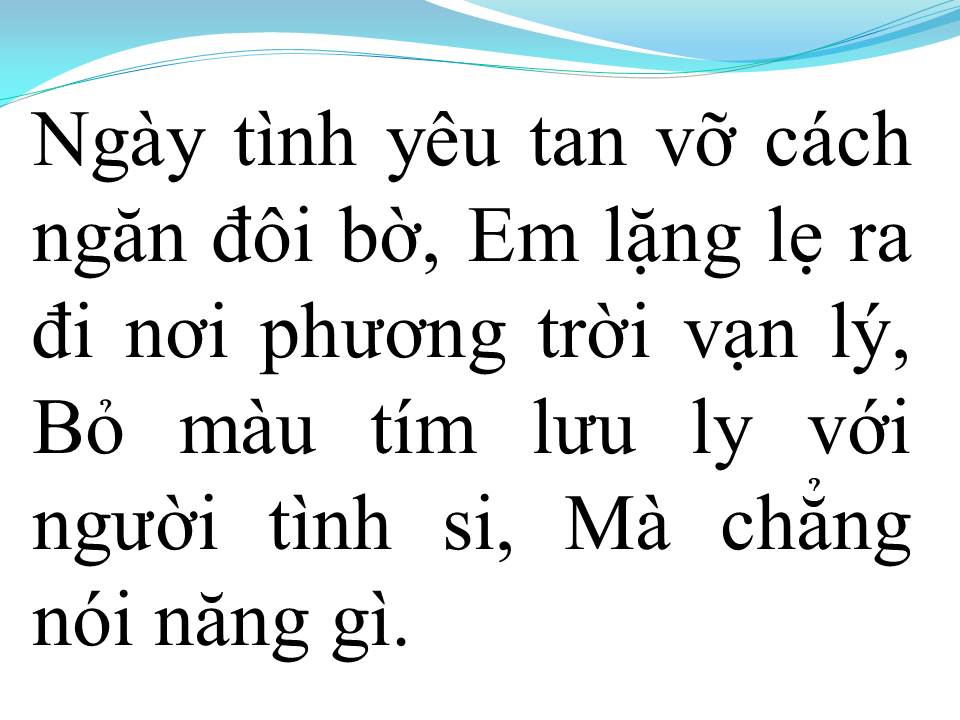 Lời bài hát CHUYỆN TÌNH HOA LƯU LY