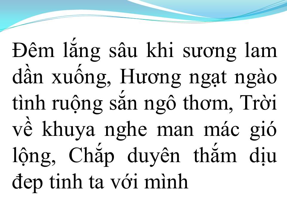 Lời bài hát TRĂNG VỀ THÔN DÃ