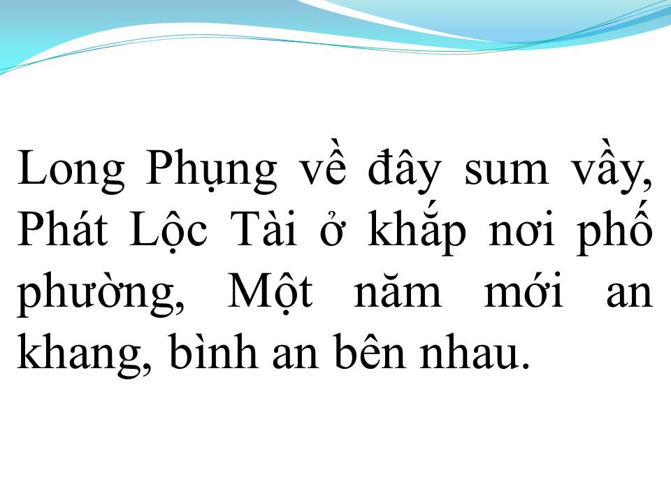 Lời bài hát NGÀY XUÂN LONG PHỤNG SUM VẦY