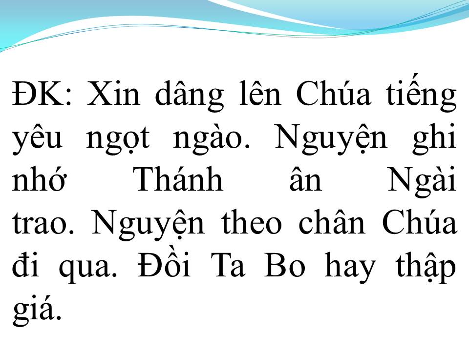 Lời bài hát KHÚC CẢM TẠ