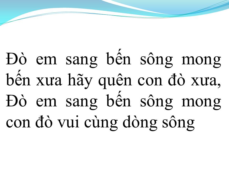 Lời bài hát TRÁCH CHI CON ĐÒ