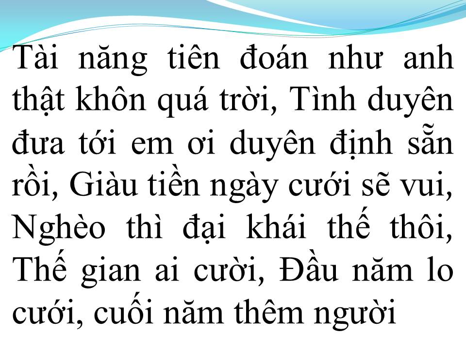 Lời bài hát THIÊN DUYÊN TIỀN ĐỊNH