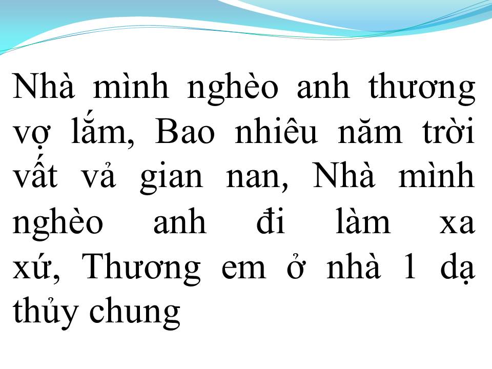 Lời bài hát THƯƠNG LẮM VỢ ƠI