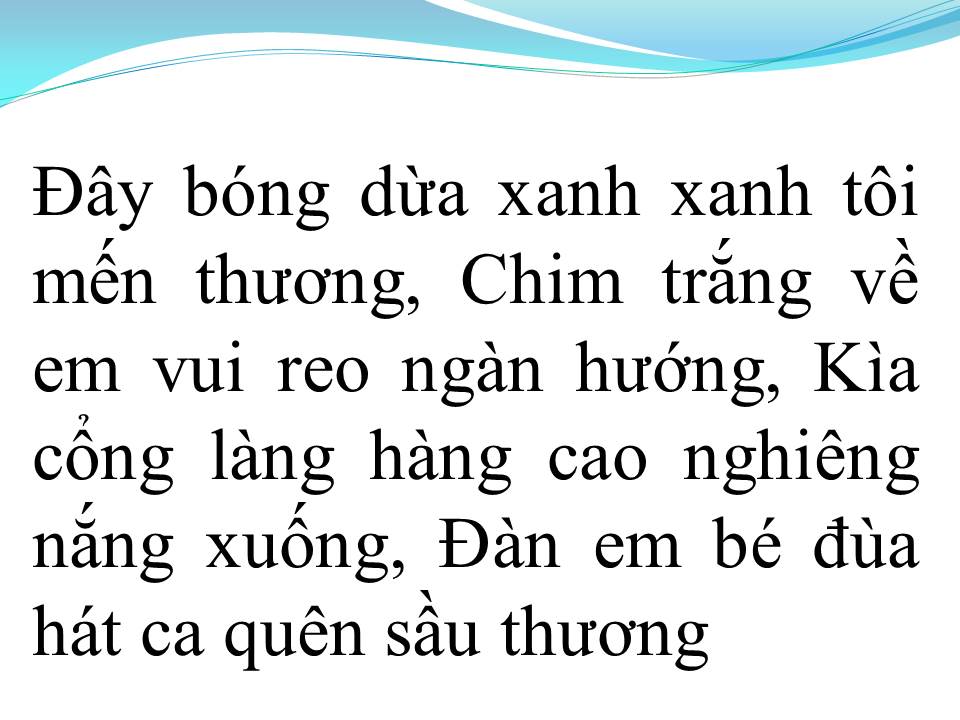Lời bài hát NẮNG LÊN XÓM NGHÈO