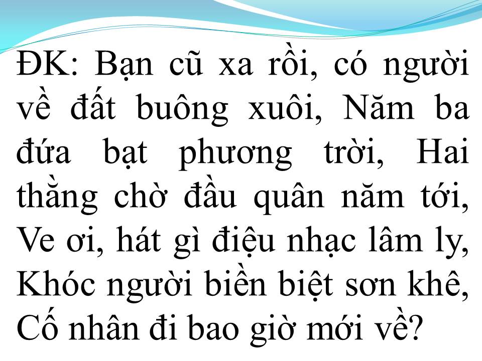 Lời bài hát TRƯỜNG CŨ TÌNH XƯA