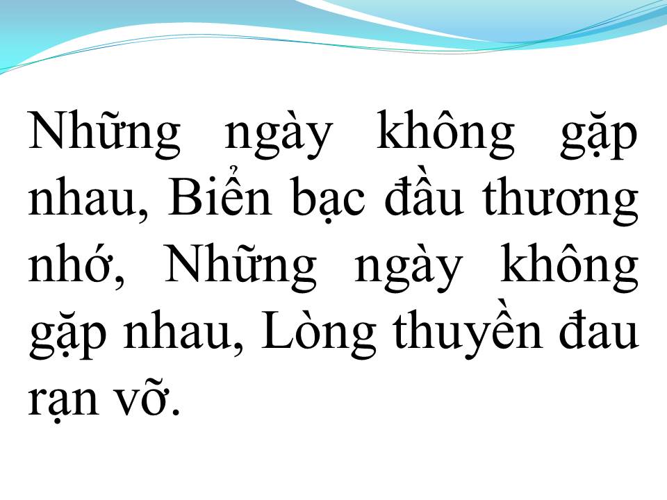 Lời bài hát THUYỀN VÀ BIỂN
