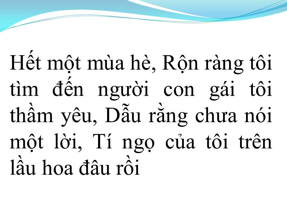 Lời bài hát TÝ NGỌ CỦA TÔI (HOA MƯỜI GIỜ LỖI HẸN)