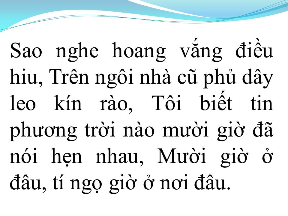Lời bài hát TÝ NGỌ CỦA TÔI (HOA MƯỜI GIỜ LỖI HẸN)