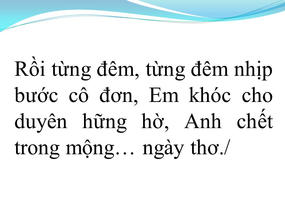Lời bài hát TÌNH BƠ VƠ