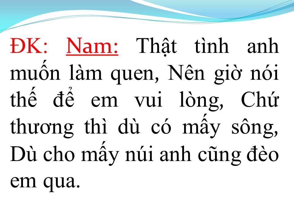 Lời bài hát YÊU SAO CÁI THUỞ BAN ĐẦU