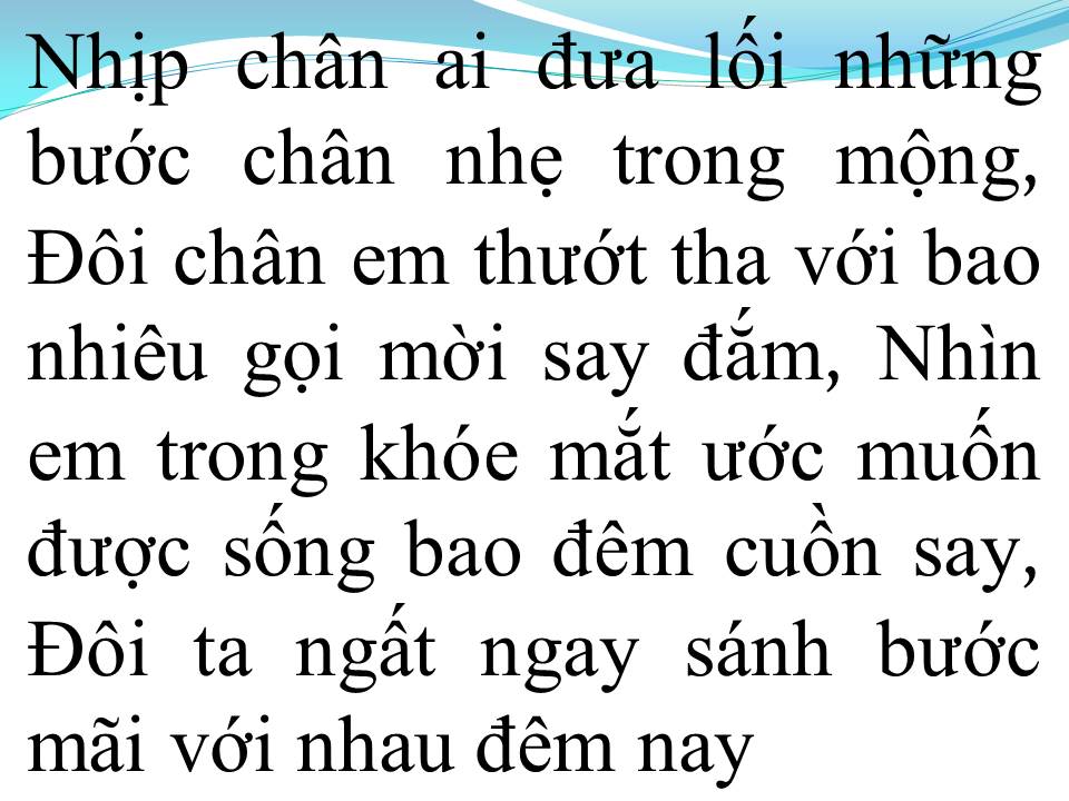 Lời bài hát BÊN NHAU ĐÊM NÀY (DANCING ALL NIGHT)