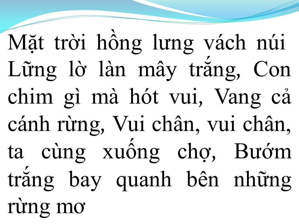 Lời bài hát GẶP NHAU GIỮA RỪNG MƠ