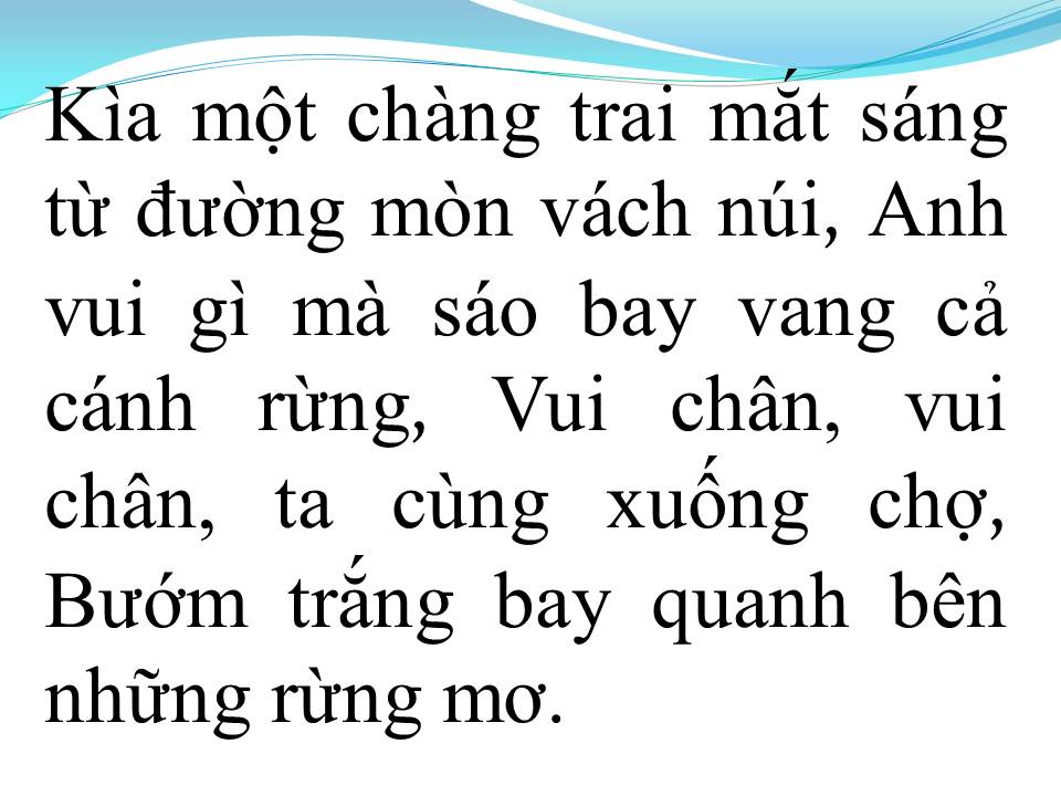 Lời bài hát GẶP NHAU GIỮA RỪNG MƠ