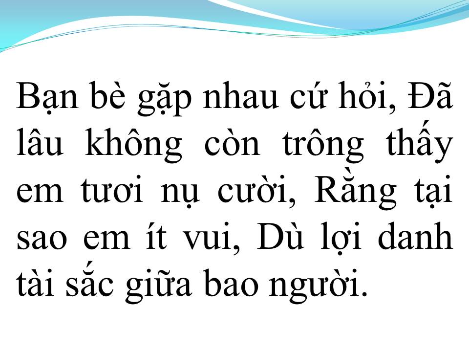 Lời bài hát LÊNH ĐÊNH PHẬN BUỒN