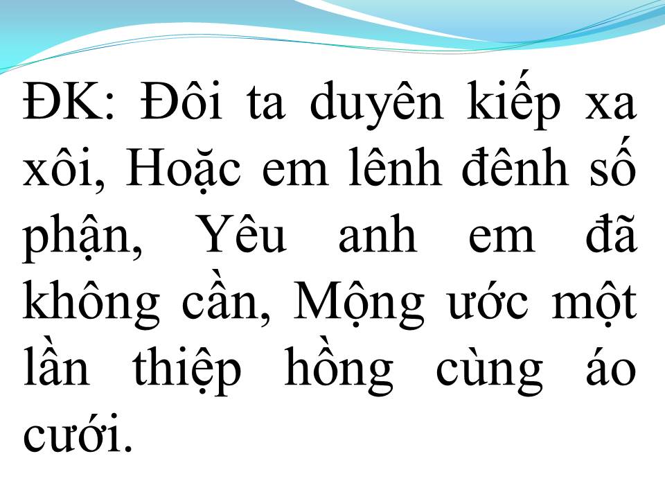 Lời bài hát LÊNH ĐÊNH PHẬN BUỒN