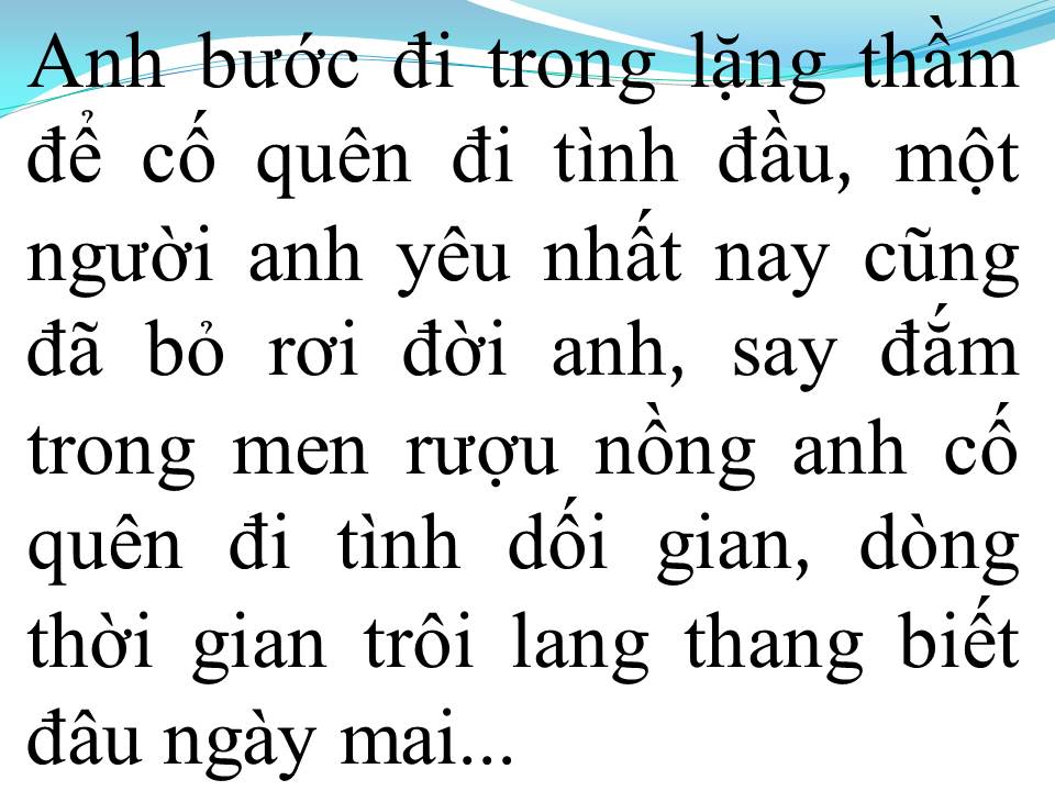 Lời bài hát TỪ TRÊN TRỜI RƠI XUỐNG