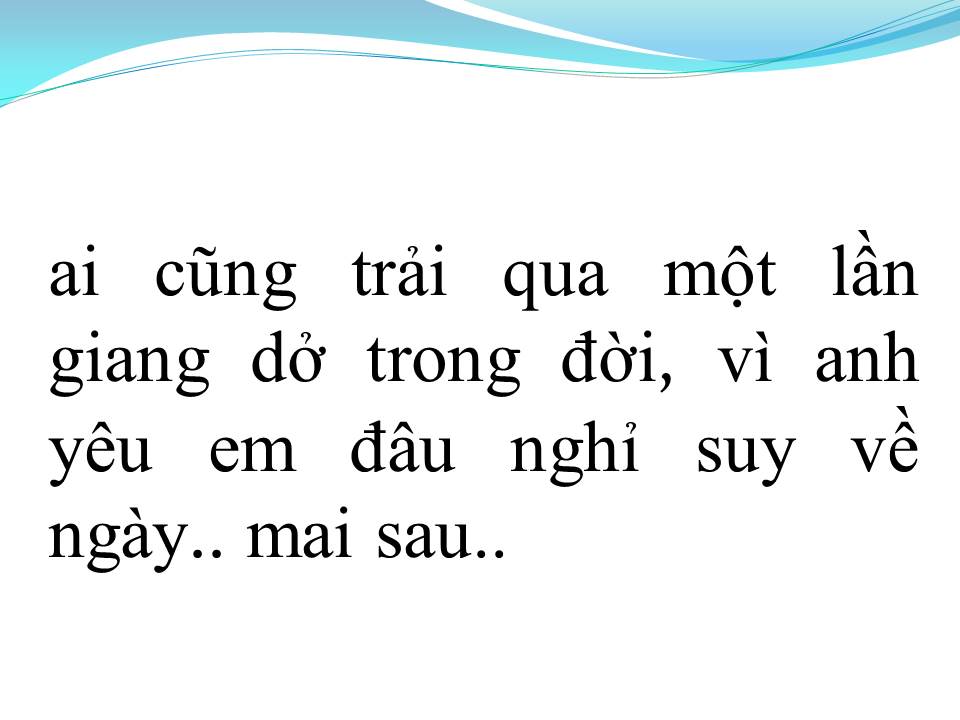 Lời bài hát TỪ TRÊN TRỜI RƠI XUỐNG