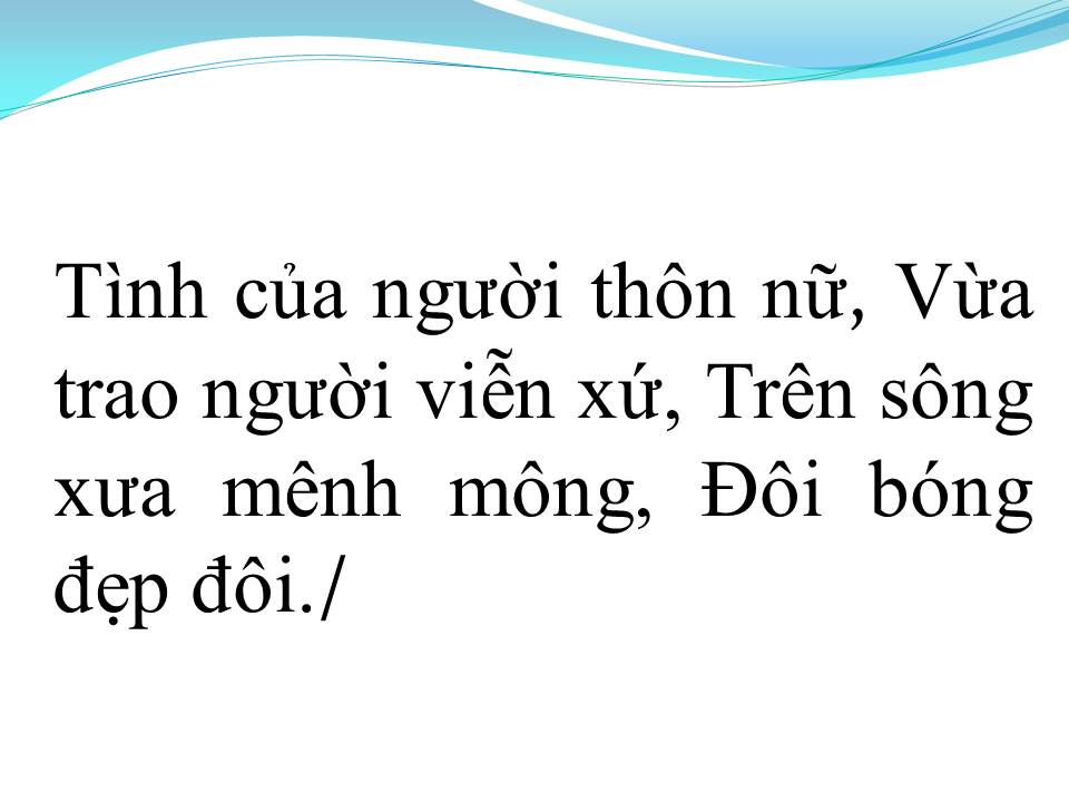 Lời bài hát ĐÒ CHIỀU