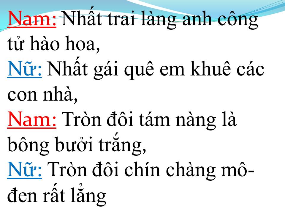 Lời bài hát TRAI TÀI GÁI SẮC
