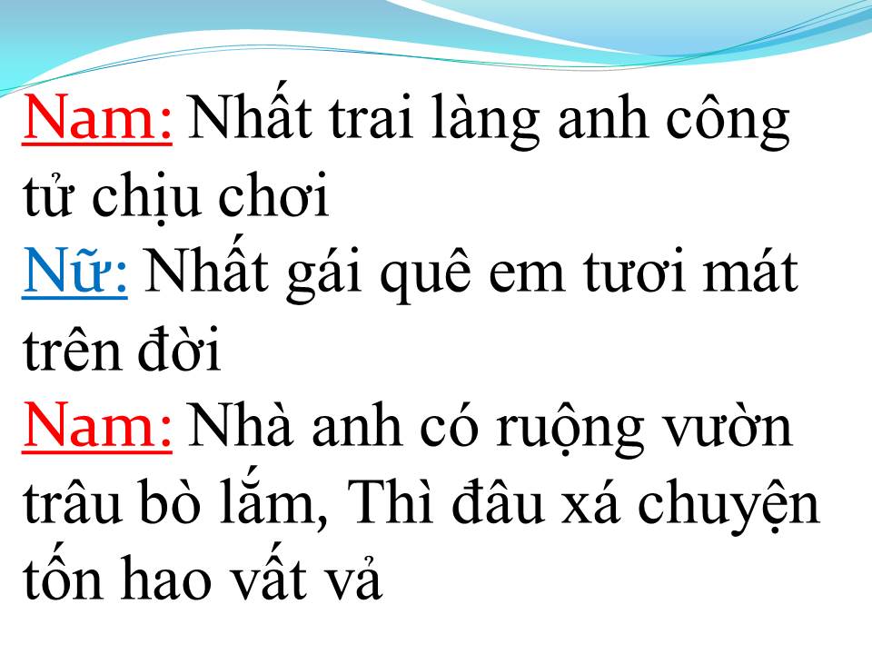 Lời bài hát TRAI TÀI GÁI SẮC
