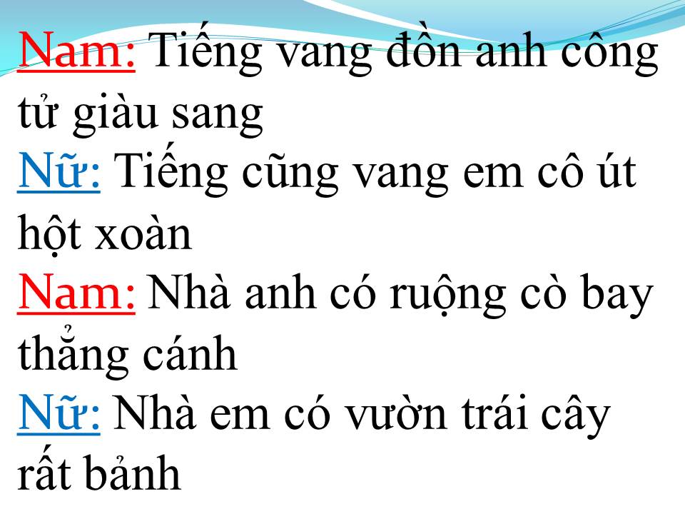 Lời bài hát TRAI TÀI GÁI SẮC