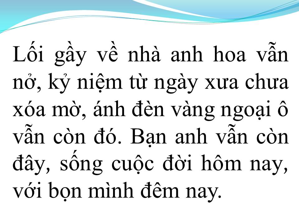 Lời bài hát TRĂNG TÀN TRÊN HÈ PHỐ