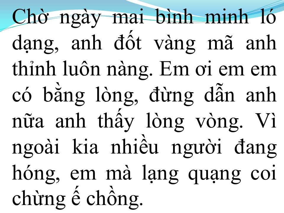 Lời bài hát MÌNH CƯỚI NHAU ĐI