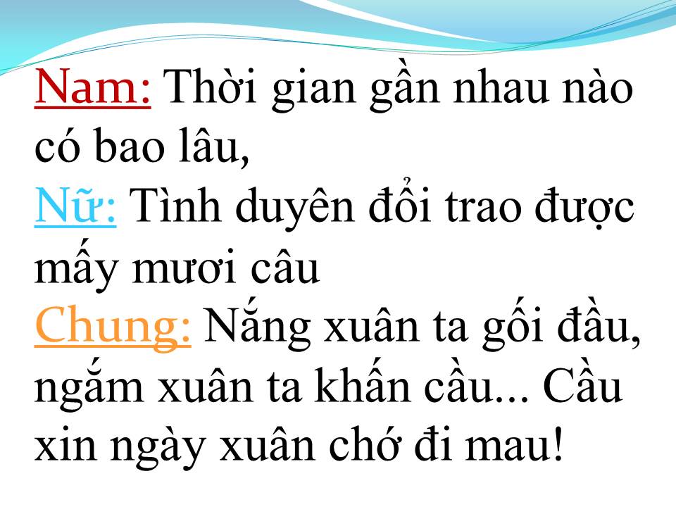 Lời bài hát NGÀY XUÂN THĂM NHAU