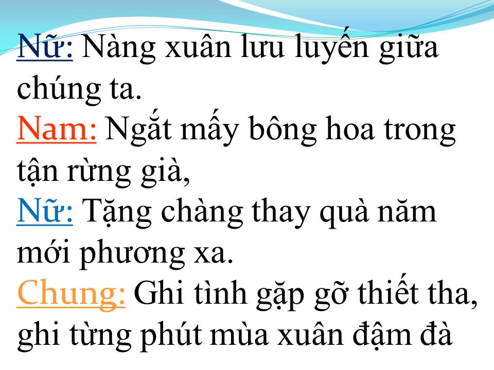 Lời bài hát NGÀY XUÂN THĂM NHAU
