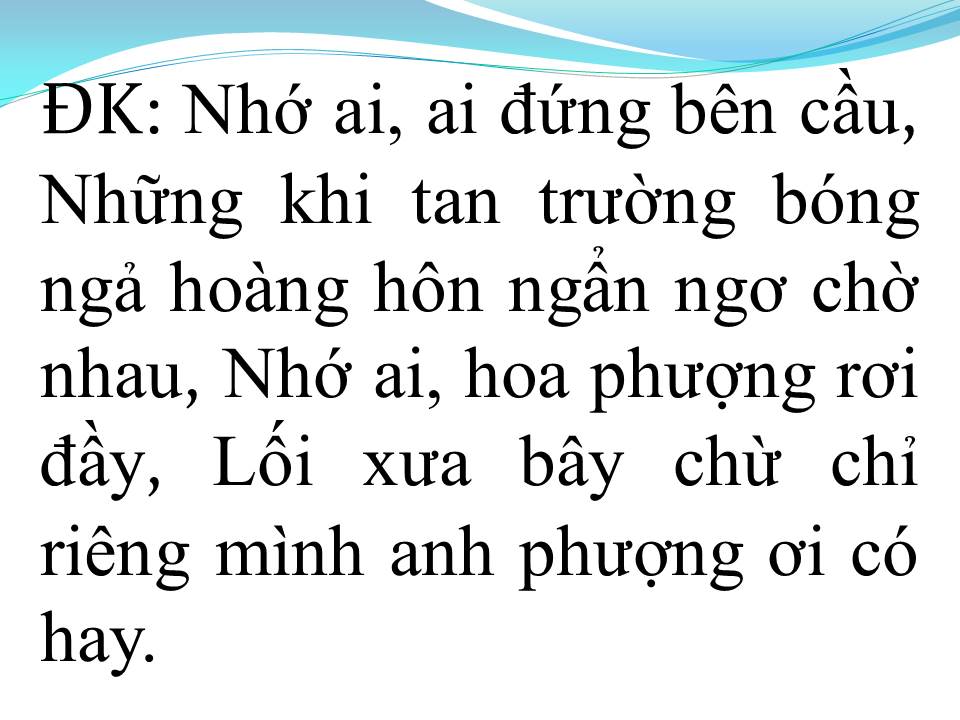 Lời bài hát MIỀN TRUNG YÊU DẤU