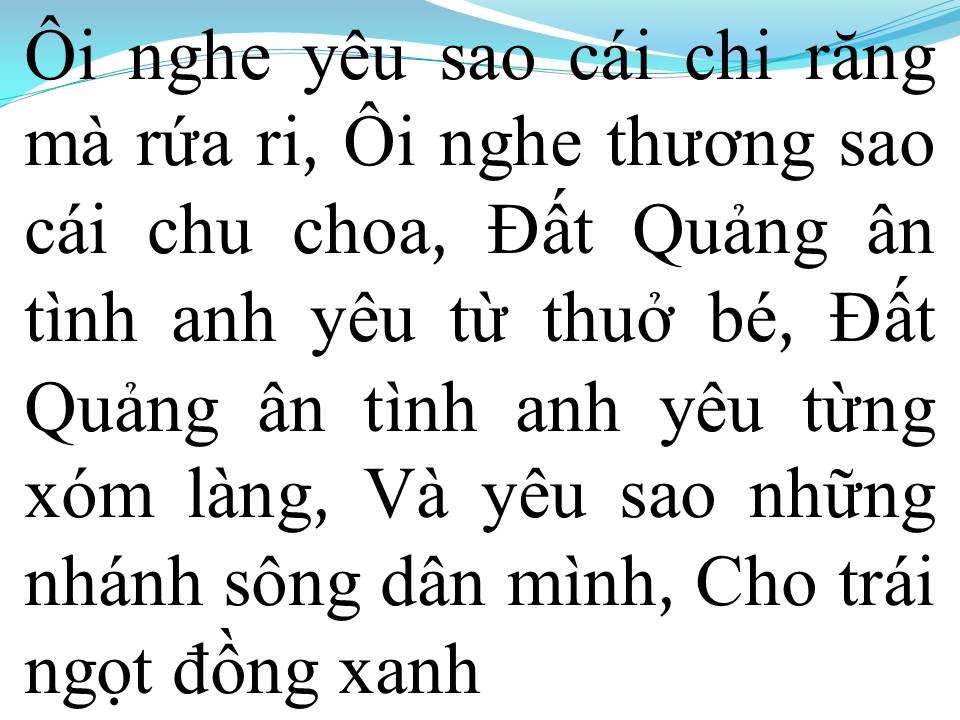 Lời bài hát YÊU CÁI MẶN MÀ