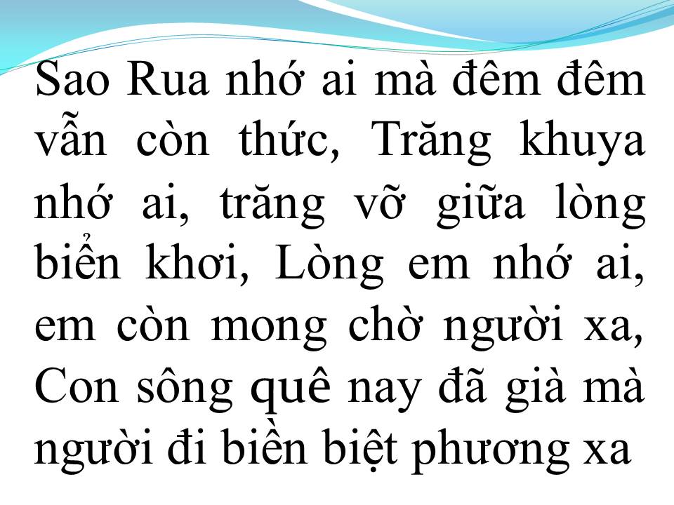 Lời bài hát MƯA CHIỀU MIỀN TRUNG