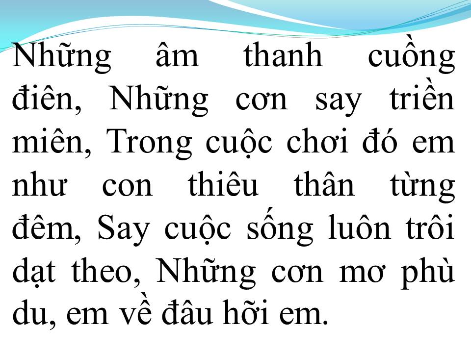 Lời bài hát CUỘC CHƠI VÔ NGHĨA