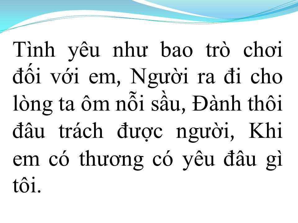 Lời bài hát HY VỌNG MONG MANH