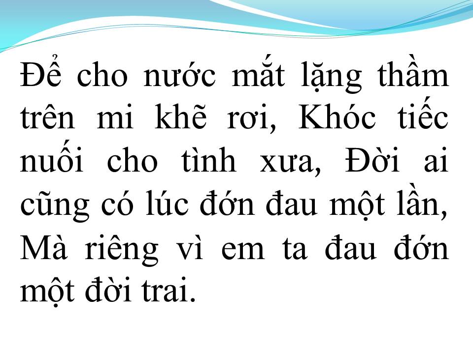 Lời bài hát HY VỌNG MONG MANH