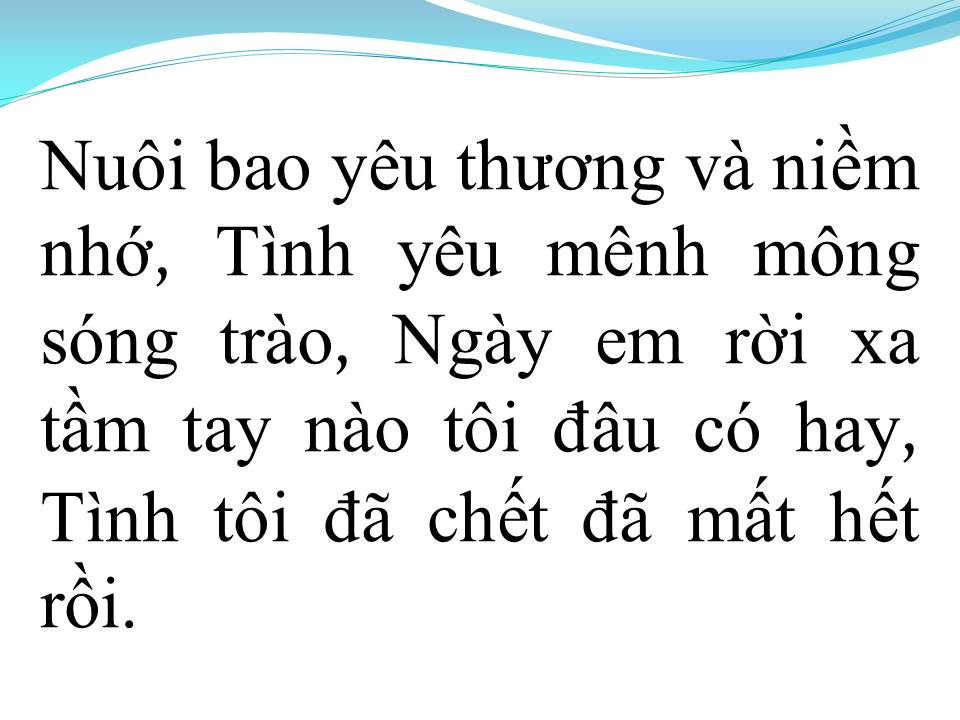 Lời bài hát NGƯỜI ĐÃ XA