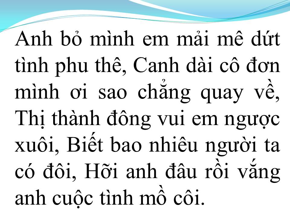Lời bài hát TÌM CHỒNG