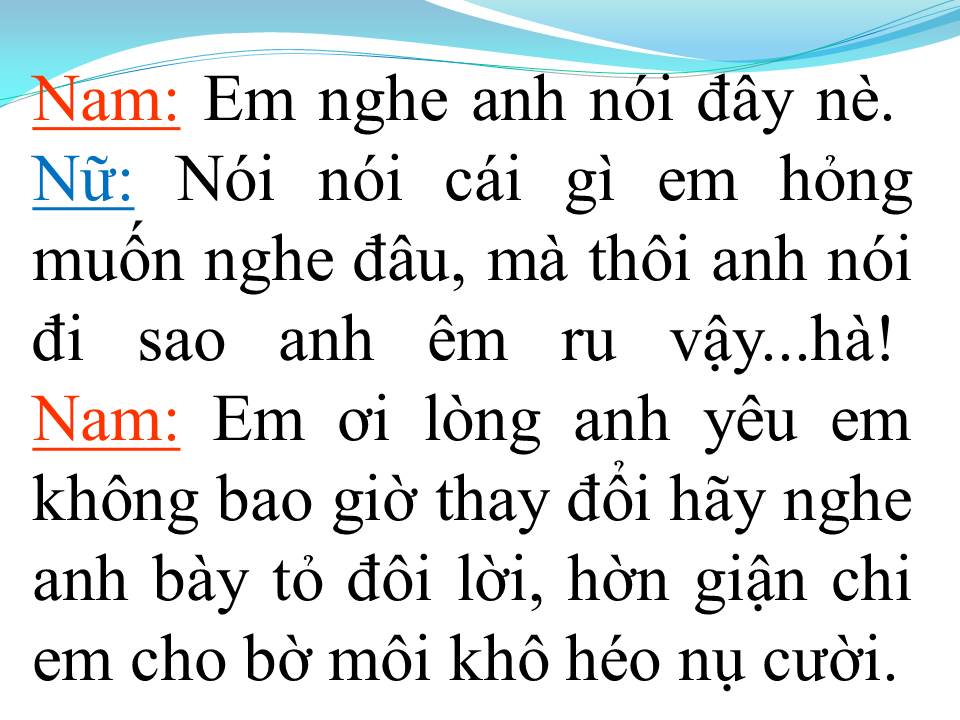 Lời bài hát HAI ĐỨA GIẬN NHAU (TÂN CỔ)