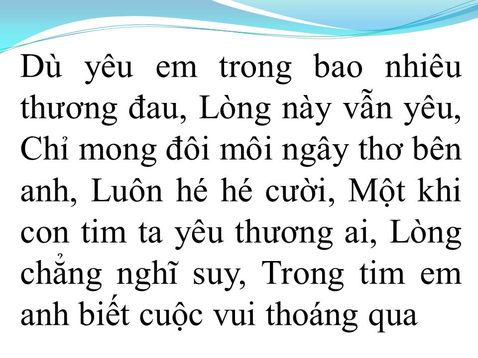 Lời bài hát CHÚC EM BÊN NGƯỜI