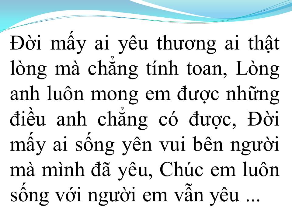 Lời bài hát CHÚC EM BÊN NGƯỜI