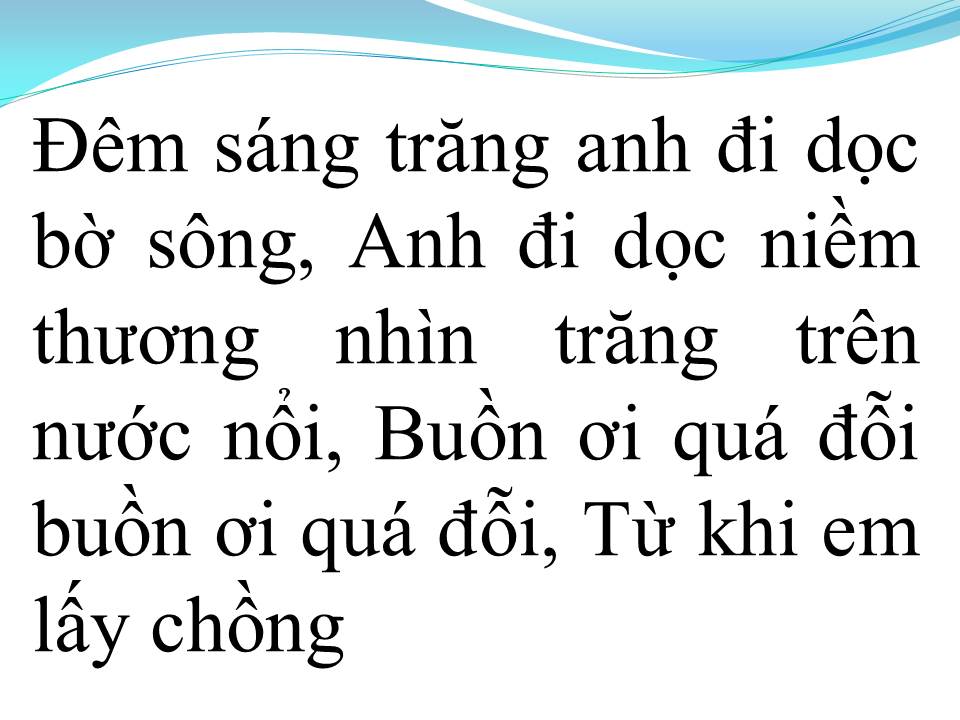 Lời bài hát TRĂNG HỜN TỦI