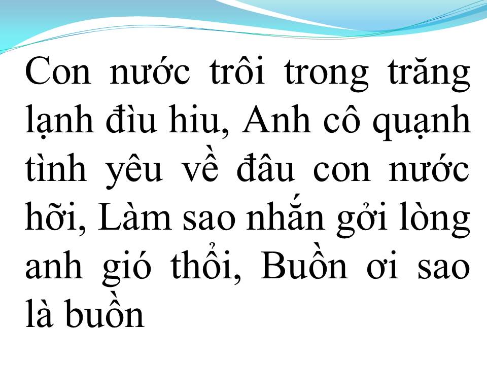Lời bài hát TRĂNG HỜN TỦI