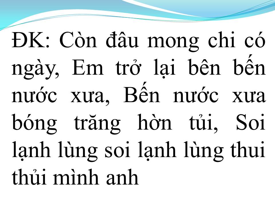 Lời bài hát TRĂNG HỜN TỦI