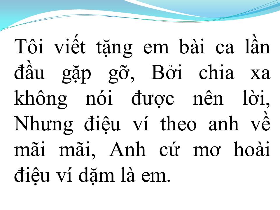 Lời bài hát ĐIỆU VÍ DẶM LÀ EM