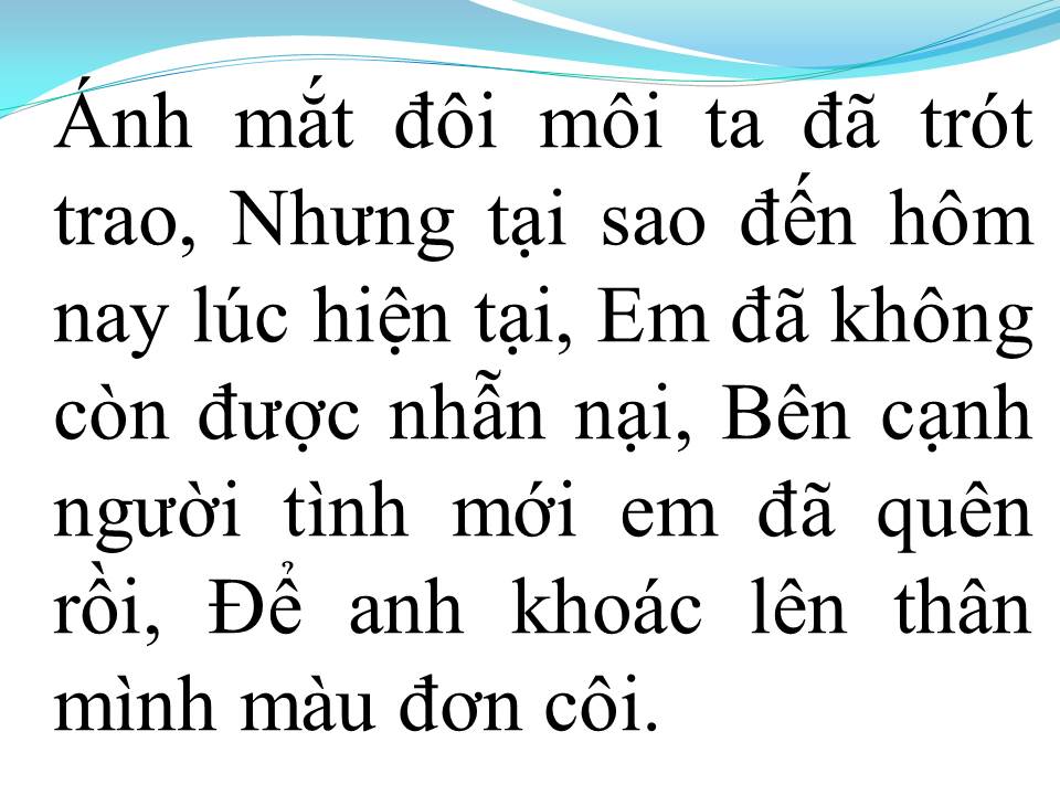 Lời bài hát NGẮM HOA LỆ RƠI