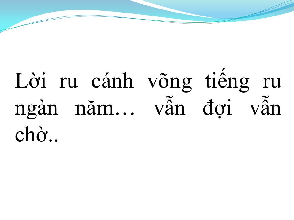 Lời bài hát LỜI NHỚ LỜI THƯƠNG