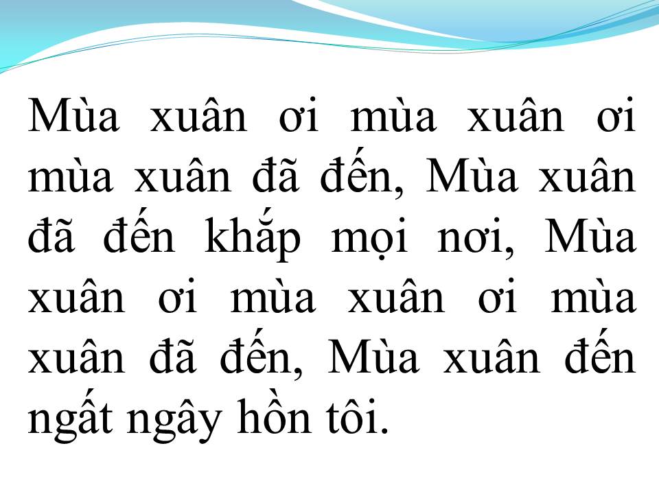 Lời bài hát NỤ HÔN MÙA XUÂN