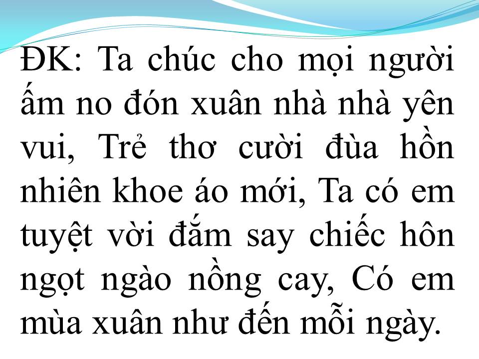Lời bài hát NỤ HÔN MÙA XUÂN