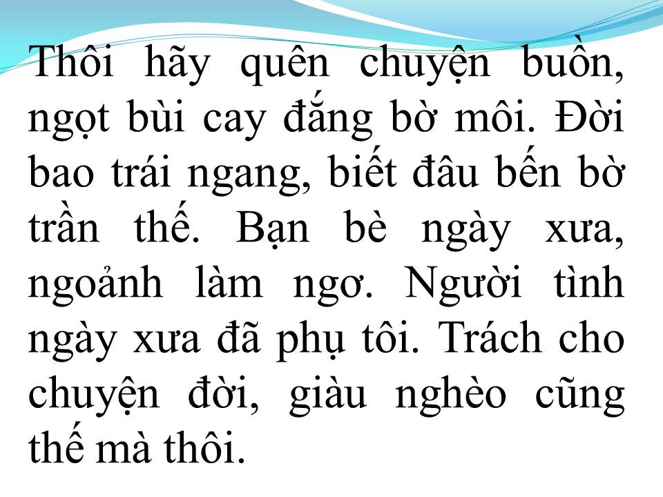 Lời bài hát BẠN VÀ TÌNH