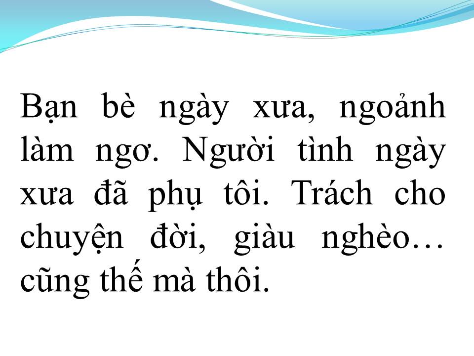 Lời bài hát BẠN VÀ TÌNH